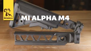 Product Spotlight Midwest Industries Alpha M4 Stock [upl. by Aimerej]