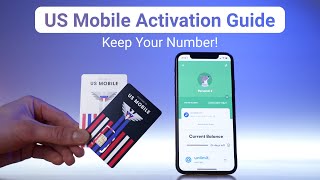 US Mobile Activation Guide  Keep Your Number [upl. by Nuajed]