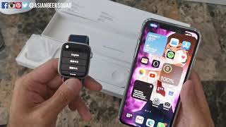 Apple Watch SE  44mm Cellular  Unboxing and Setup [upl. by Airyk]