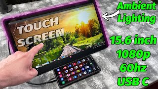 Uperfect 156 inch Portable Touchscreen Monitor  Review [upl. by Gottwald]