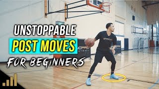 How to 3 Unstoppable Post Moves For Beginners DOMINATE THE PAINT [upl. by Eemla]