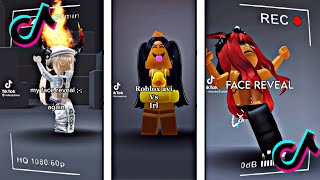 FACE REVEALS ROBLOX TIKTOK COMPILATION [upl. by Aliahkim]