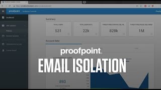 Proofpoint TAP Email Isolation Product Demo [upl. by Perron]