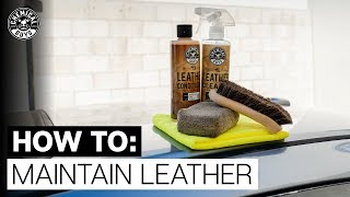 How To Correctly Clean amp Condition Leather  Chemical Guys [upl. by Jephum]