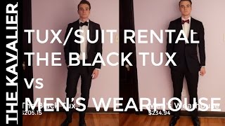 TuxSuit Rental The Black Tux vs Mens Wearhouse  My Experience amp Review [upl. by Lavery]