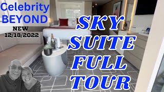 BEYOND SKY SUITE FULL CABIN TOUR Celebrity Beyond [upl. by Neyr]