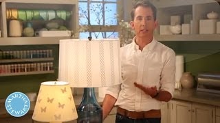 How to Personalize Your Lampshade  Martha Stewart [upl. by Katusha462]