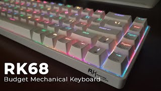 Royal Kludge RK68 65 Mechanical Keyboard Unboxing amp Typing Test Brown Switches [upl. by Ainigriv945]