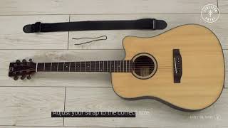 How To Attach A Guitar Strap [upl. by Melody]