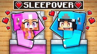 Omz amp Lily SLEEPOVER in Minecraft [upl. by Teagan]