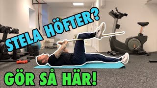 5 Enkla Övningar För Stela Höfter [upl. by Borek]