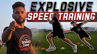 The Speed Camp  SPEED  AGILITY  REACTION  QUICKNESS and EXPLOSIVE Training For Athletes [upl. by Idonna451]