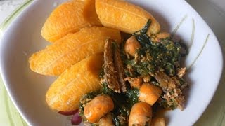 Spinach Stew RecipeKontomire Stew [upl. by Menedez]