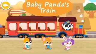 Baby Pandas Train  Build a small train transport goods and passengers  BabyBus Games For Kids [upl. by Odine]