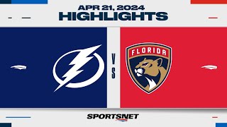 NHL Game 1 Highlights  Lightning vs Panthers  April 21 2024 [upl. by Codi]