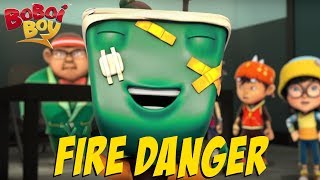 BoBoiBoy English S3EP16  Fire Danger [upl. by Legnalos]