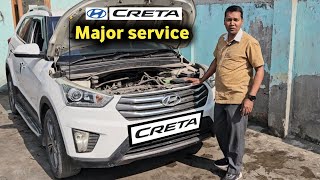 Hyundai Creta petrol Major Service [upl. by Casia701]