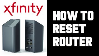 Xfinity How To Reset Router  Xfinity How To Reset Modem Wifi Internet Instructions Guide Help [upl. by Kaleb]