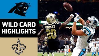 Panthers vs Saints  NFL Wild Card Game Highlights [upl. by Fedirko]