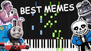 Best MEME MUSIC on Piano 69 Meme Songs [upl. by Ylicic]