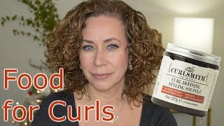 CURLY HAIR PRODUCTS  Curlsmith Curl Defining Styling Souffle [upl. by Volotta551]