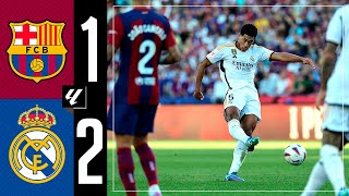 Barcelona 12 Real Madrid  HIGHLIGHTS  LaLiga 202324 [upl. by Nerad442]