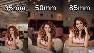 35mm vs 50mm vs 85mm Lens Comparison for Portrait Photography [upl. by Iras302]