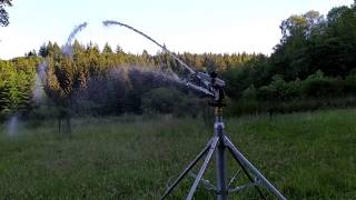 Irrigation de prairie avec un canon agricole [upl. by Jacquet]