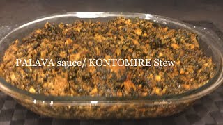 How to make PALAVA sauce KONTOMIRE stew [upl. by Jane]