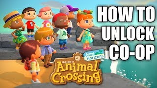 HOW TO UNLOCK CoOp and Multiplayer in Animal Crossing New Horizons [upl. by Ylluz]