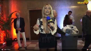 Jenny Scordamaglia  Miami TV  Miami International Film Festival 2017 [upl. by Netsyrc]