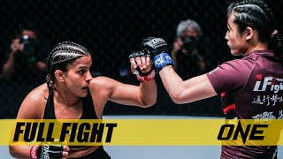 Ritu Phogat vs Wu Chiao Chen  ONE BATTLEGROUND Fight Replay [upl. by Dlonyar]