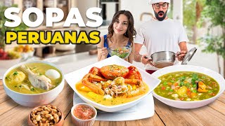 10 SOPAS TIPICAS del Perú Deliciosas y Nutritivas  GASTRONOMIA PERUANA [upl. by Jerrome]