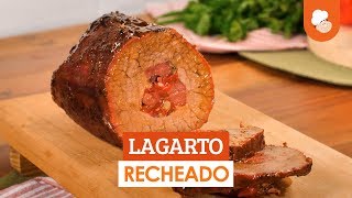 Lagarto recheado — Receitas TudoGostoso [upl. by Siusan]