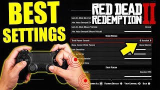 The 5 BEST Red Dead Redemption 2 CONTROLLER SETTINGS RDR2 Settings For More RESPONSIVE CONTROLS [upl. by Anyahc]