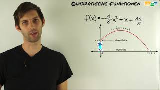 Quadratische Funktionen  Textaufgabe [upl. by Taam]