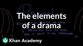 The elements of a drama  Reading  Khan Academy [upl. by Anitak]