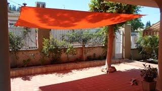 Instalación toldo vela [upl. by Eetnod290]