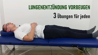 LUNGENENTZÜNDUNG durch ATEMÜBUNGEN vorbeugen ✅ 3 wichtige Übungen für Anfänger [upl. by Ahseat968]