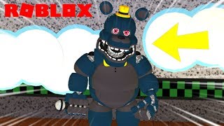 Becoming Nightbear in Roblox Fredbear and Friends Family Restaurant [upl. by Ahtiekal]