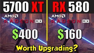 RX 580 vs RX 5700 XT  Worth Upgrading [upl. by Ainsworth]