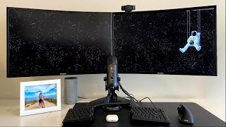 Unboxing Samsung 27inch Curved Dual Monitors [upl. by Yelnek]