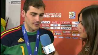 Iker Casillas Kissing Sara Carbonero  BEHIND THE CAMERA  HD [upl. by Atinod253]