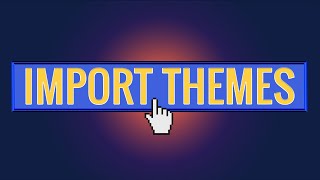 Importing Themes To Google Slides DOWNLOAD FREE THEMES [upl. by Aikemit411]