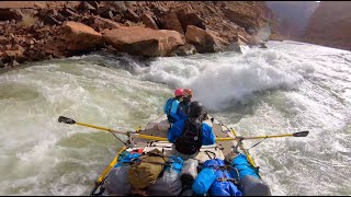 Grand Canyon Rafting in 4K 60fps  Major Rapids  Winter 2019 [upl. by Atiuqam]