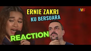 ERNIE ZAKRI Ku Bersuara  REACTION [upl. by Sibyl]