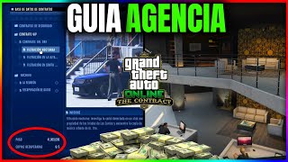 GTA5 Online  LA AGENCIA GUIA DE DINERO COMO GANAR MILLONES con LA AGENCIA DLC THE CONTRACT GTA [upl. by Wallace327]