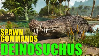 Ark DEINOSUCHUS spawn commands [upl. by Vivl]