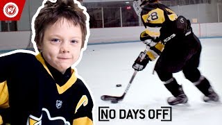 8YearOld Hockey Prodigy  Roman Marcotte Highlights [upl. by Aerdnahc964]