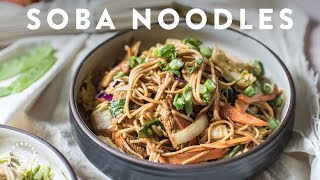 3 SOBA NOODLE Recipes 🍜Delish Noodle Series  HONEYSUCKLE [upl. by Yhcir]